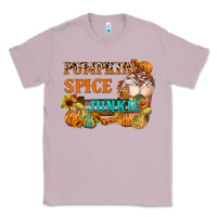 Lilac Pumpkin Spice Junkie Classic Tee - FaDigitalArtStudio