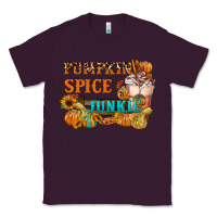 Plum Pumpkin Spice Junkie Classic Tee - FaDigitalArtStudio
