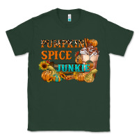 Sports Green Pumpkin Spice Junkie Classic Tee - FaDigitalArtStudio