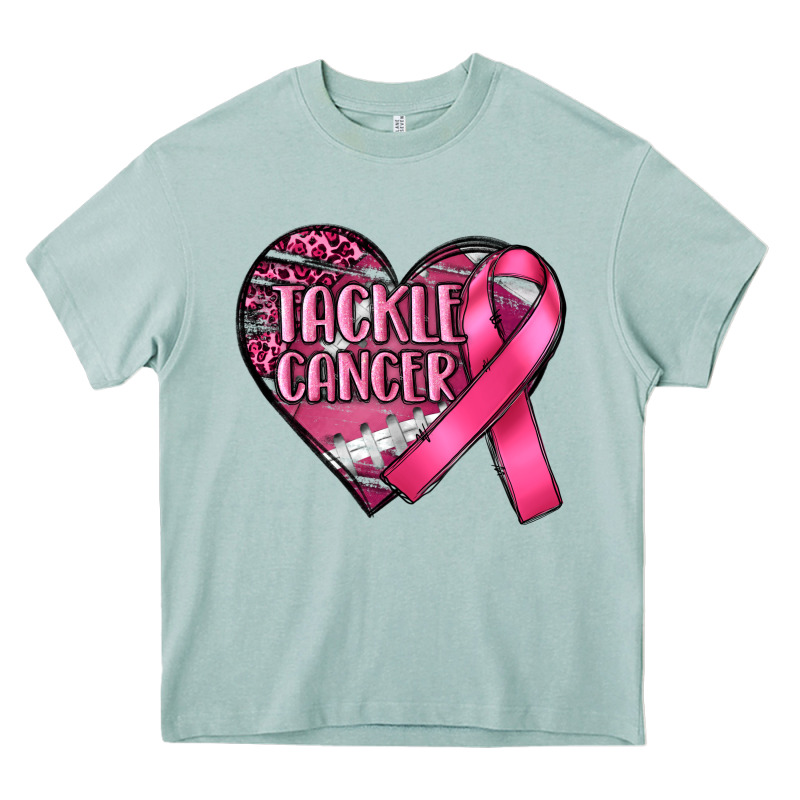 Tackle Cancer Heavy Core Tee by RanaPortraitStore | Teevron