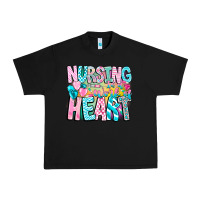 Black Nursing is a work of heart Urban Heavy Tee - CowhideDigitalArt