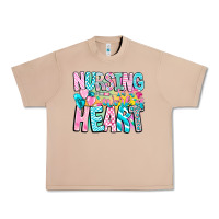 Burro Nursing is a work of heart Urban Heavy Tee - CowhideDigitalArt
