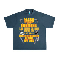 Midnight Navy crushs your enemies merch Urban Heavy Tee - baoMotion