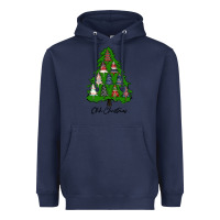 Navy ohh Christmas trees Heavyweight Hoodie - RanaPortraitStore