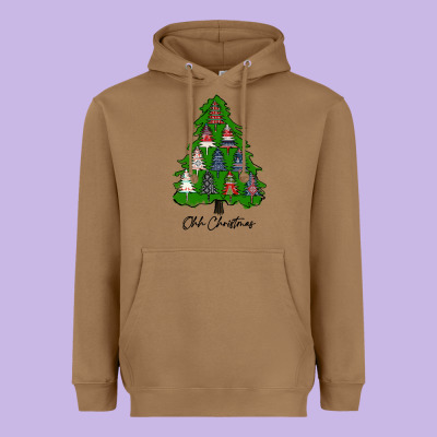 Ohh Christmas Trees Heavyweight Hoodie Designed By Ranaportraitstore