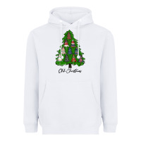 White ohh Christmas trees Heavyweight Hoodie - RanaPortraitStore