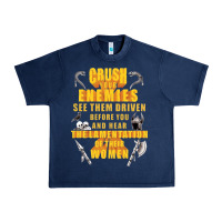 Navy crushs your enemies merch Urban Heavy Tee - baoMotion