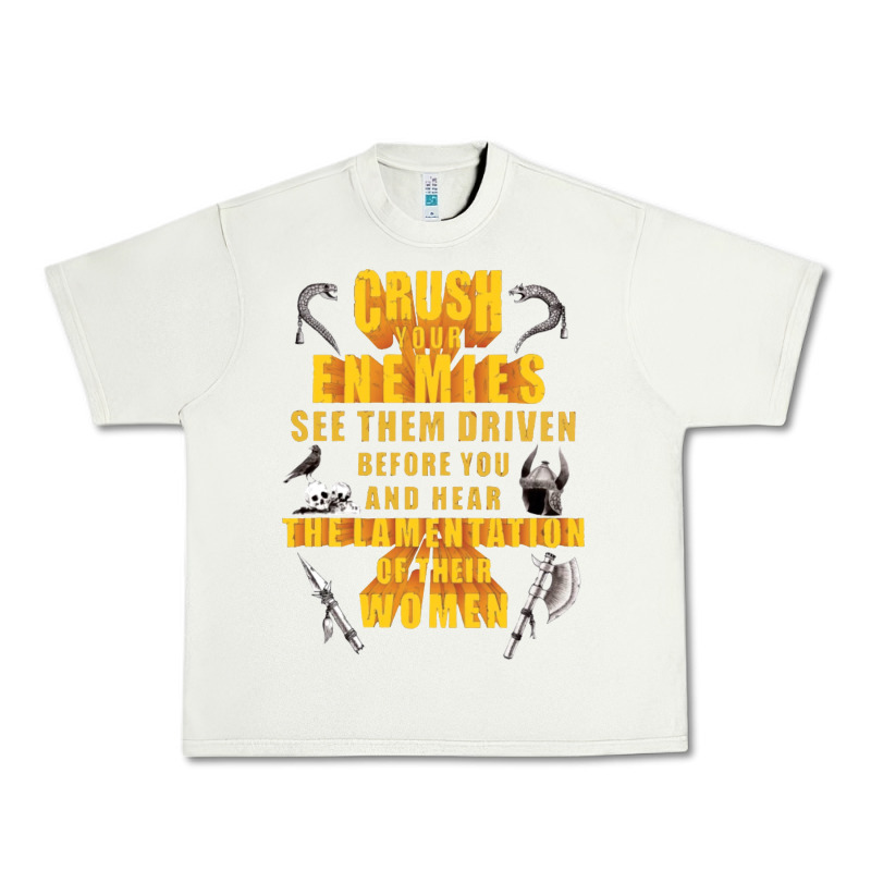 Crushs Your Enemies Merch Urban Heavy Tee by baoMotion | Teevron