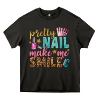 Asphalt pretty nail make me smile bbs Heavy Core Tee - BundleAndBundleShop