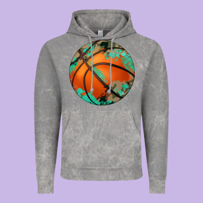 Western Basketball Camouflage Glitter Pattern Vintage Hoodie Designed By Artiststas