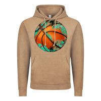 Vintage Coffee western basketball camouflage glitter pattern Vintage Hoodie - Artiststas