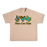 Burro Peace Love Texas Urban Heavy Tee - Jasminsmagicworld