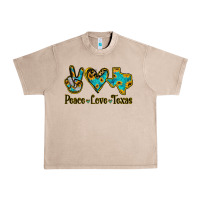 French Oak Peace Love Texas Urban Heavy Tee - Jasminsmagicworld
