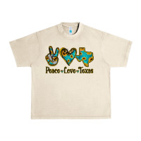 Sandshell Peace Love Texas Urban Heavy Tee - Jasminsmagicworld