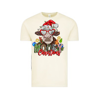 Vintage Arctic Mooey Christmas Vintage Tee - CowhideDigitalArt