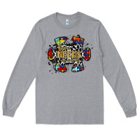 Heather Grey love needs no words 2 Long Sleeve Tee - RacoonDesign