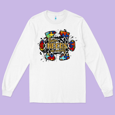 Love Needs No Words 2 Long Sleeve Tee Designed By Racoondesign