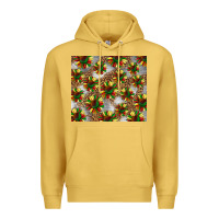 Antique Gold juneteenth sunflowers Premium Hoodie - BarkalooDesign