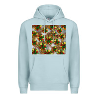 Blue Mist juneteenth sunflowers Premium Hoodie - BarkalooDesign