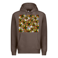 Coffee juneteenth sunflowers Premium Hoodie - BarkalooDesign