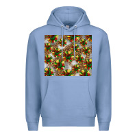 Colony Blue juneteenth sunflowers Premium Hoodie - BarkalooDesign
