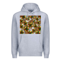Heather Grey juneteenth sunflowers Premium Hoodie - BarkalooDesign