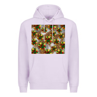 Lilac juneteenth sunflowers Premium Hoodie - BarkalooDesign