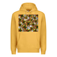 Mustard juneteenth sunflowers Premium Hoodie - BarkalooDesign