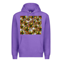 Purple juneteenth sunflowers Premium Hoodie - BarkalooDesign