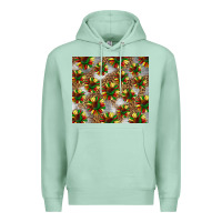 Seafoam juneteenth sunflowers Premium Hoodie - BarkalooDesign