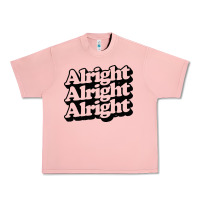 Salmon alright alright alright Urban Heavy Tee - baoMotion