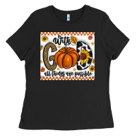 With God All Things Are Possible Ladies Tee | Teevron