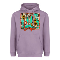Lavender Scorpio turquoise cowhide Heavyweight Hoodie - RanaPortraitStore