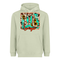 Matcha Scorpio turquoise cowhide Heavyweight Hoodie - RanaPortraitStore