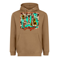Toasted Coconut Scorpio turquoise cowhide Heavyweight Hoodie - RanaPortraitStore