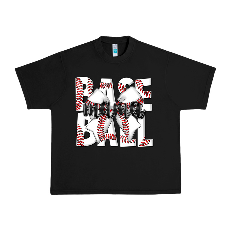 Baseball Mama Urban Heavy Tee by CowhideDigitalArt | Teevron