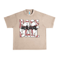 French Oak baseball mama Urban Heavy Tee - CowhideDigitalArt