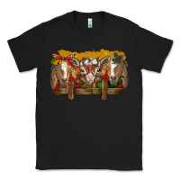 Black Christmas goats Classic Tee - BarkalooDesign
