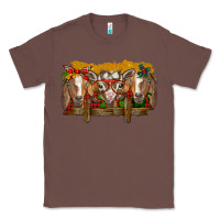 Chestnut Christmas goats Classic Tee - BarkalooDesign