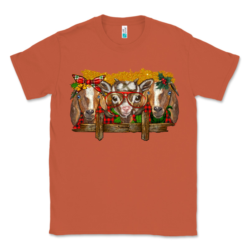 Christmas Goats Classic Tee by BarkalooDesign | Teevron