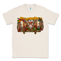 Natural Christmas goats Classic Tee - BarkalooDesign