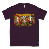 Plum Christmas goats Classic Tee - BarkalooDesign