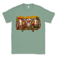 Sage Christmas goats Classic Tee - BarkalooDesign
