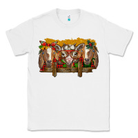 White Christmas goats Classic Tee - BarkalooDesign
