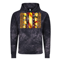 Cloud Black softball serape leopard cowhide glitter brushstrokes Vintage Hoodie - Artiststas