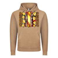 Vintage Coffee softball serape leopard cowhide glitter brushstrokes Vintage Hoodie - Artiststas