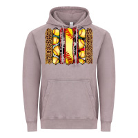 Vintage Zinc softball serape leopard cowhide glitter brushstrokes Vintage Hoodie - Artiststas