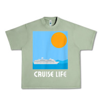 Oil Green cruise life design travel & cruise wear t shirt Urban Heavy Tee - baoMotion