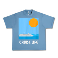 Pebble Blue cruise life design travel & cruise wear t shirt Urban Heavy Tee - baoMotion