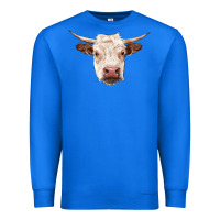 True Royal hereford cow head Premium Sweatshirt - RanaPortraitStore
